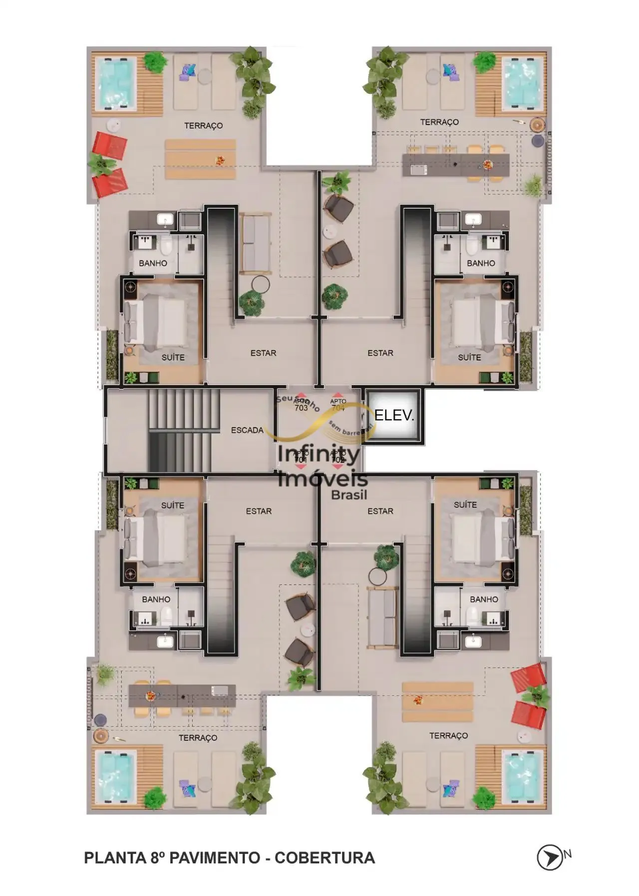 Imagem MARINA ITAPOA ACBR - Apartamento à venda no bairro Itapoã - Belo Horizonte/MG
