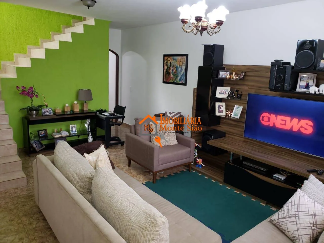 Imagem Sobrado com 4 dormitórios à venda, 240 m² por R$ 580.000,00 - Parque Continental II - Guarulhos/SP