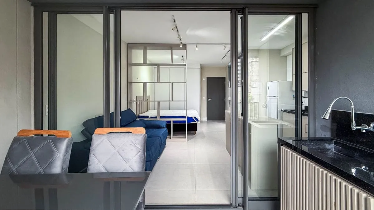 Imagem Apartamento com 1 Quarto para alugar, 38m² - Pinheiros