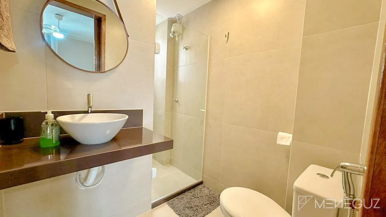 Imagem Apartamento 2 quartos, finamente mobiliado a uma quadra do mar