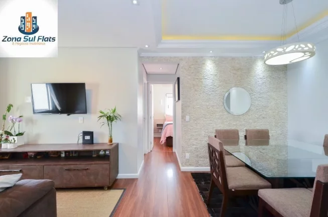 Imagem Apartamento à Venda Na Chácara Santo Antônio Com 2 Suítes e 2 Vagas - Varanda Gourmet