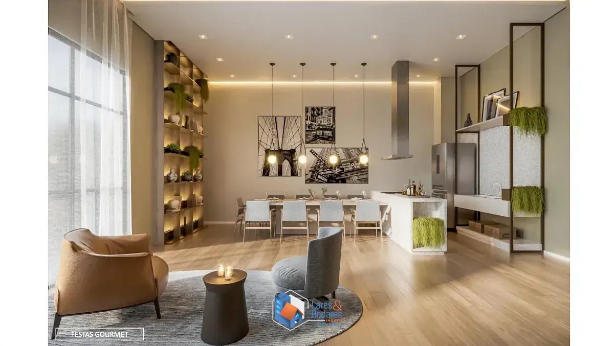 Imagem Apartamento para venda em Cidade Monções com 1 quarto, sendo 1 suíte, 24m²