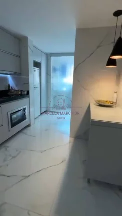 Imagem lindo 3 quartos, suite, montado e decorado, frente, sol da manhã