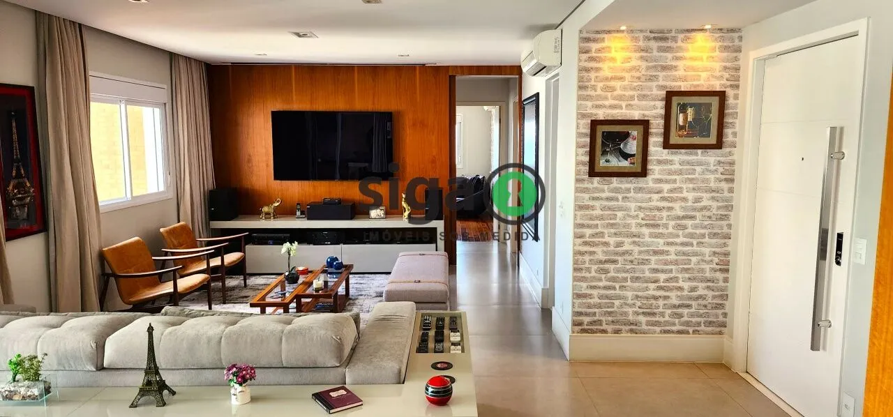 Foto do imóvel Campo Belo 161m² alto padrão com 3 suítes varanda gourmet e quadra de tênis no condomínio