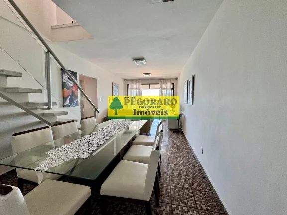Imagem Cobertura Duplex de Luxo com Vista Exclusiva para o Mar em Martim de Sá, Caraguatatuba-SP: 4 Quartos, 2 Suítes, 3 Salas, 3 Banheiros, 2 Vagas de Garagem, 197m².