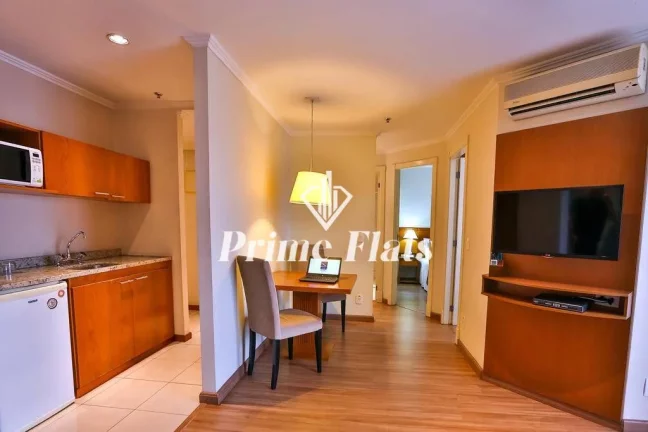 Imagem Flat disponível para venda Quality Suítes Long Stay Vila Olímpia, com 52m², 2 dormitórios e 1 vaga