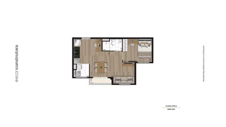 Imagem HYPE STYLE - ECON - Studio 29m², em excelente localização, a poucos metros do Parque Villa-Lobos!!