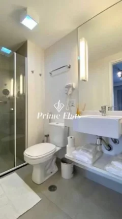 Imagem Flat disponível para venda no Aparthotel Adagio São Paulo Berrini Hotel, com 42m², 1 dormitório e 1 vaga