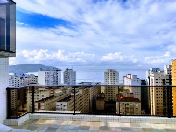 Imagem Cobertura Maravilhosa Alto Padrão Vista mar 3Qts 1St 3Vgs Gonzaga