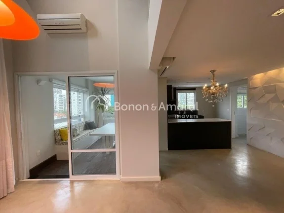 Imagem Apartamento duplex de 104mts no Cambuí, estilo loft, muito sofiticado.
Contem duas suítes, com per...