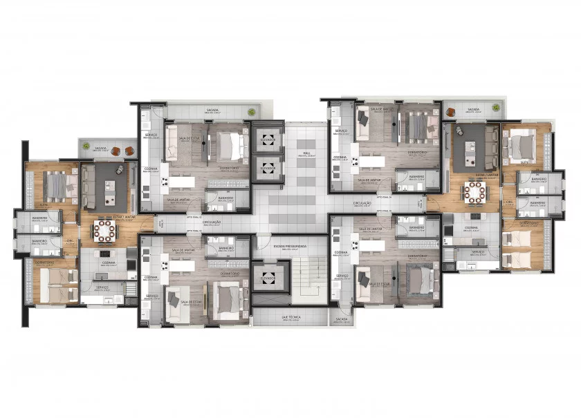 Imagem Apartamento 1 quarto para venda no bairro Santa Catarina em Caxias do Sul