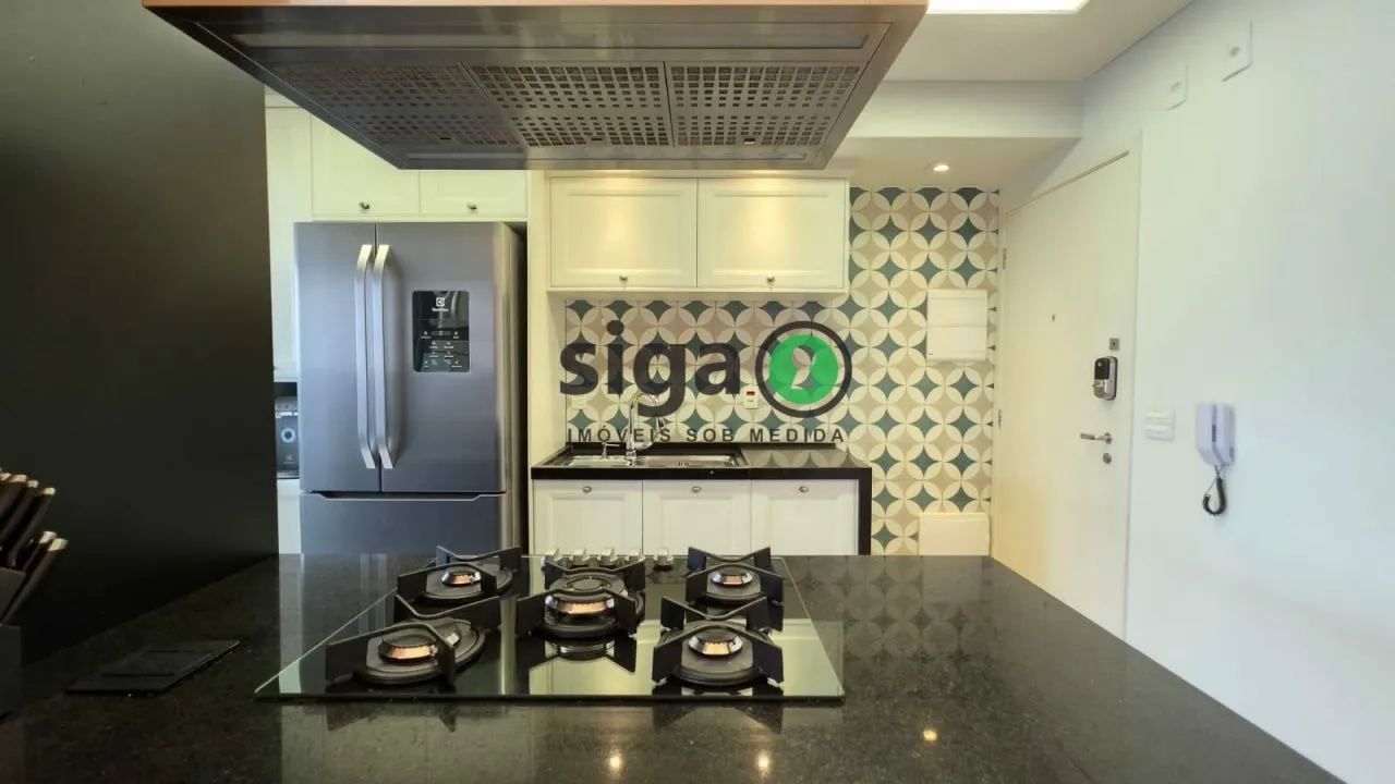 Imagem Brooklin - 105 m² - 2 dormitórios sendo 2 Suítes - Varanda Gourmet - Pronto para Morar