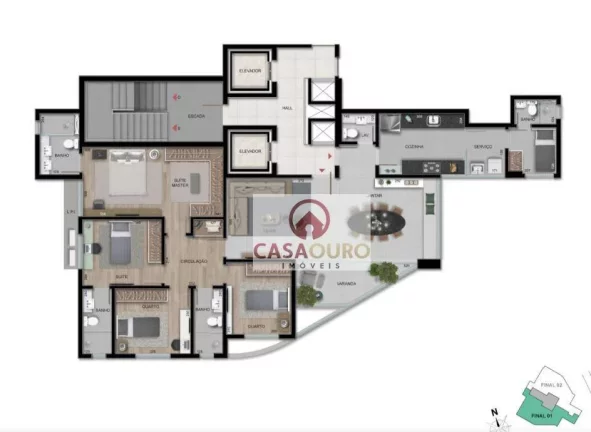 Imagem Apartamento à venda, 150 m² por R$ 2.855.000,00 - Sion - Belo Horizonte/MG