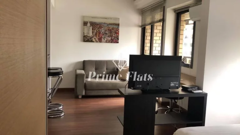 Imagem Flat disponível para venda no QI Intelligence Flat em Moema, com 37m², 1 dormitório e 1 vaga