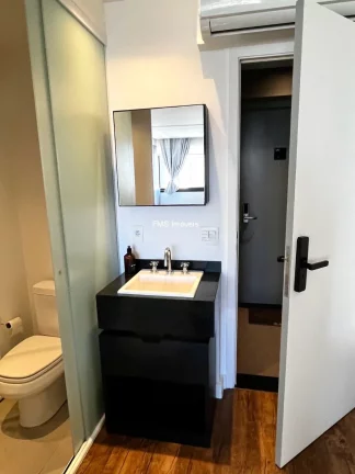 Imagem Apartamento à venda na Vila Olímpia com 1 quarto, 1 banheiro, 1 vaga.