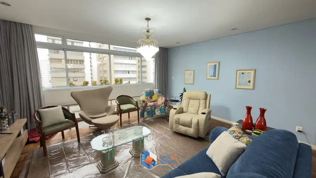 Imagem Apartamento para venda em Paraíso com 3 quartos, sendo 1 suíte, 152m²