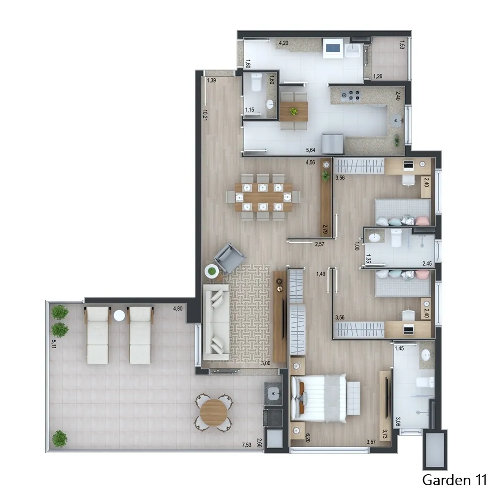 Imagem APARTAMENTO RESIDENCIAL em Curitiba - PR, Ahú