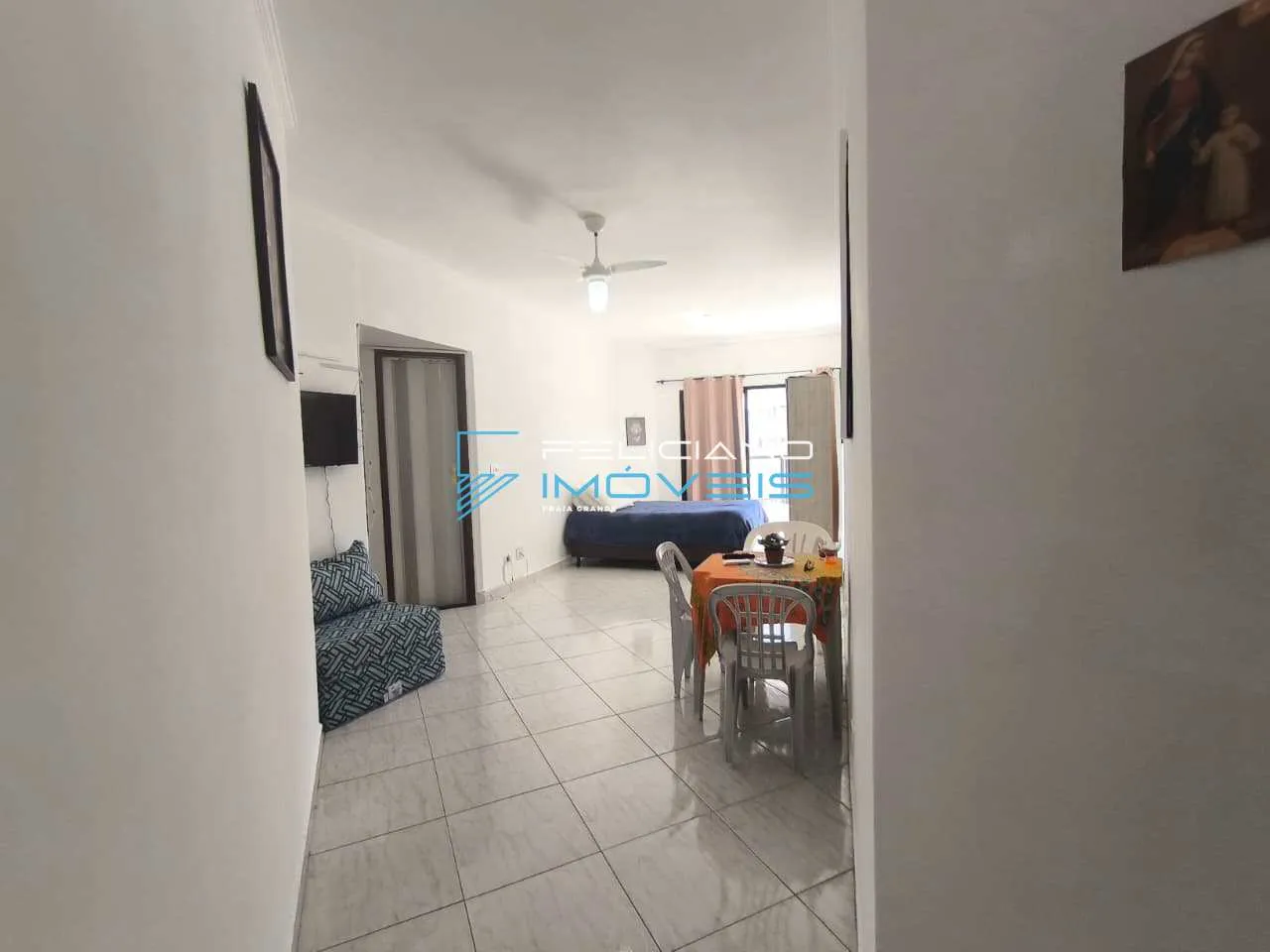 Imagem Apartamento com 1 quarto, forte, Praia Grande - R$ 265 mil, Cod: 6897