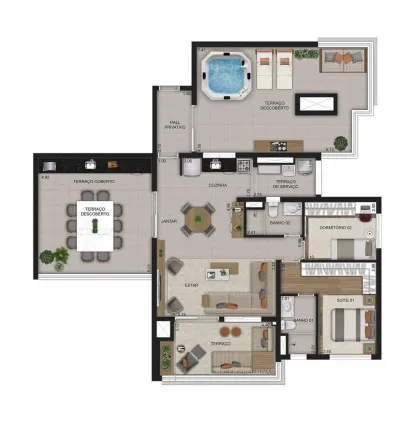 Foto do imóvel Apartamento com 3 Quartos à Venda, 50 m² em Santo Amaro - São Paulo