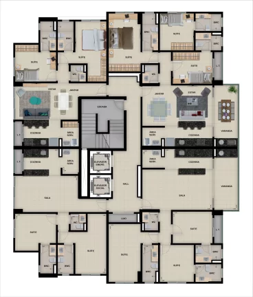 Imagem Araguaia - Apartamento à venda no bairro Centro - Goianésia/GO