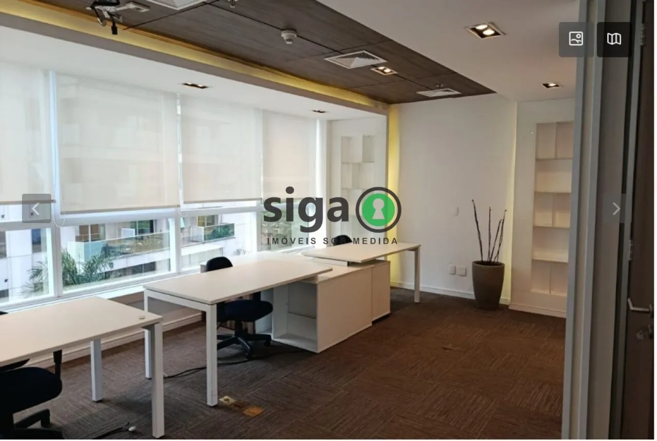 Imagem Conjunto Comercial/ Sala mobiliada para locação - Brooklin - São Paulo/SP