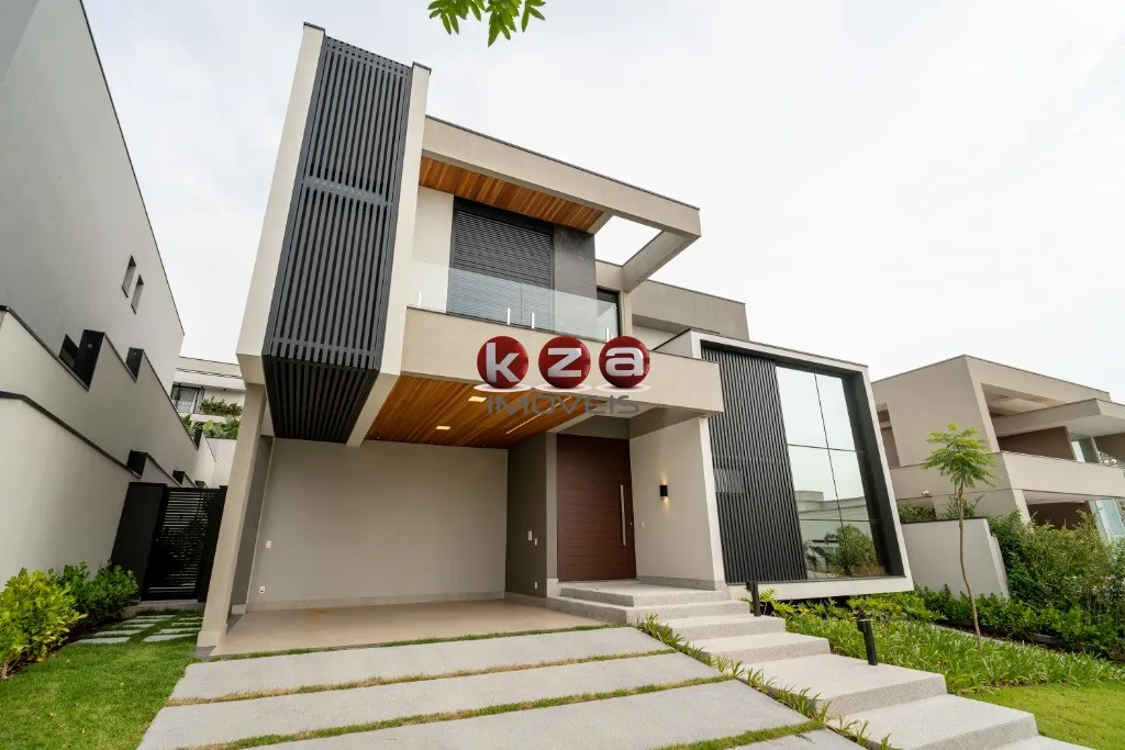 Imagem Imponente Casa de Luxo em Condomínio Alphaville Dom Pedro 3, Campinas-SP: 4 Quartos, 4 Suítes, 3 Salas, 6 Banheiros, 4 Vagas, 346m².