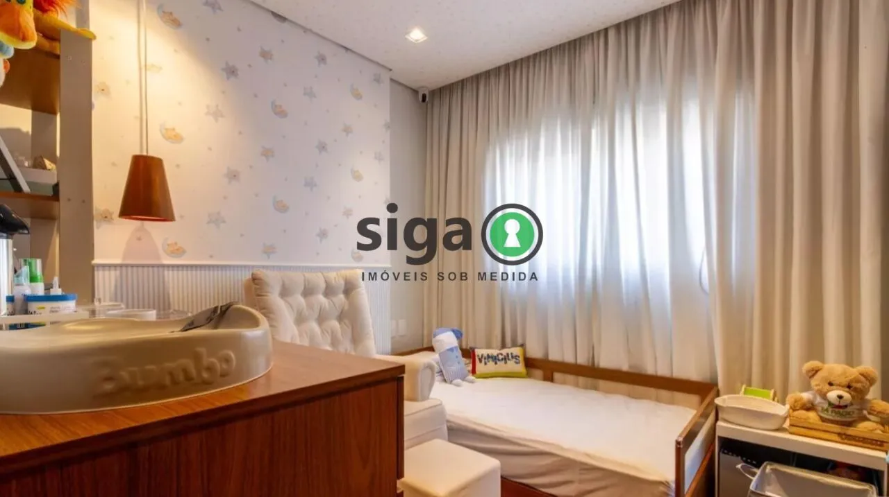 Imagem Apartamento à Venda no Brooklin - 131m² - 3 Suítes - 3 Vagas - Lazer Completo
