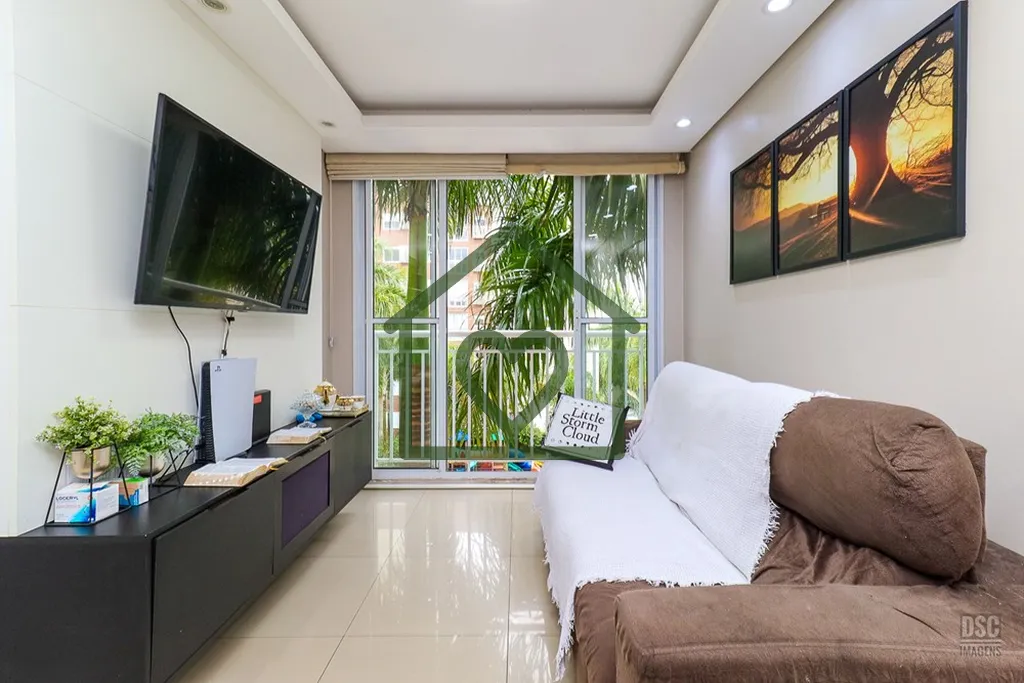 Imagem O apartamento tem vista para a infra estrutura, nas janelas e incidência do sol pela tarde. São 2 ...