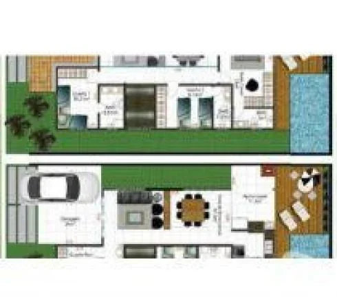 Imagem Casa em Condomínio para Venda em Teresina, Morros, 4 dormitórios, 3 suítes, 5 banheiros, 2 vagas