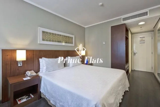 Foto do imóvel Flat disponível para venda no São Paulo Naçoes Unidas Affiliated by Meliá, com 22m², 1 dormitório e 1 vaga em Rua Fernandes Moreira