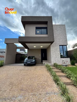 Imagem Casa em Condomínio de Luxo em Ribeirão Preto-SP: 4 quartos, 4 suítes, 2 salas, 5 banheiros, 4 vagas de garagem, 250m² de área.