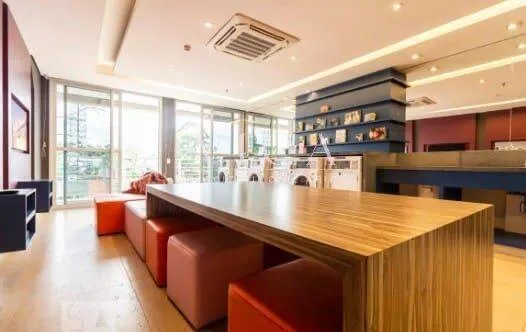Imagem Apartamento mobiliado 58m 2 dormitórios aluguel R$ 4.850/mês Alphaville