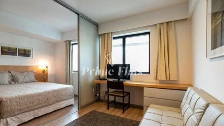 Foto do imóvel Flat disponível para venda no Meliá Ibirapuera, com 27m², 1 dormitório e 1 vaga em Avenida Ibirapuera