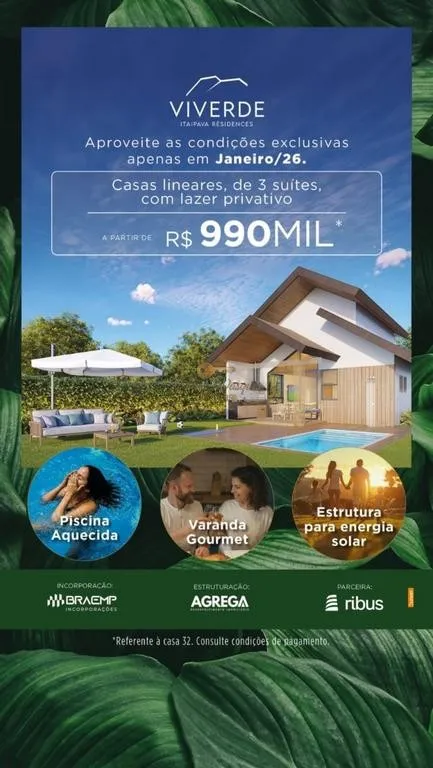 Imagem Casa em Condomínio para Venda em Petrópolis / RJ no bairro Itaipava