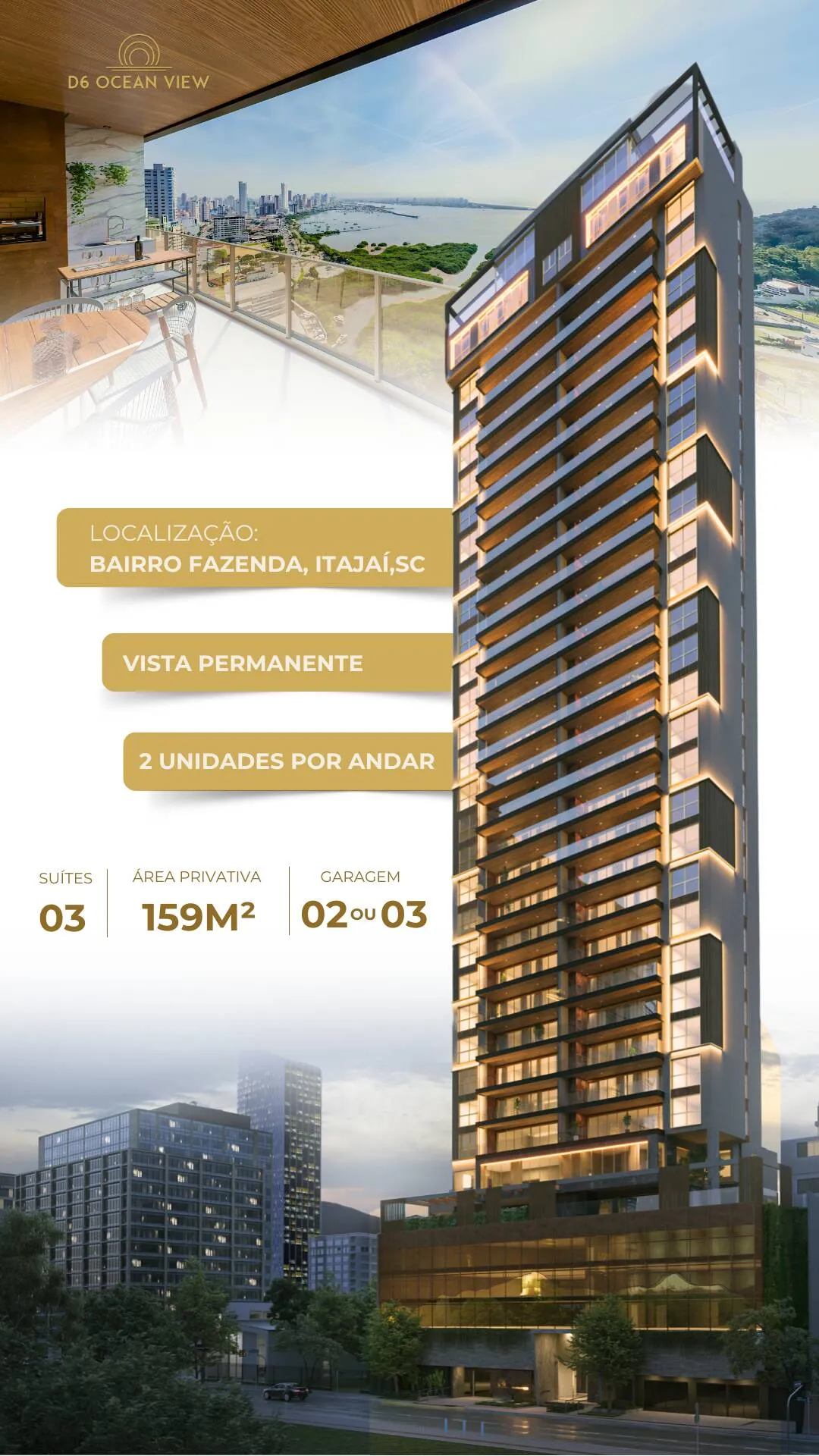 Imagem LANÇAMENTO ITAJAI/SC - D6 OCEAN VIEW