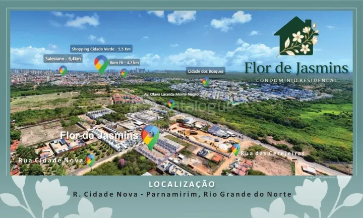Imagem Sua Nova Casa no Condomínio Flor de Jasmins - Parque das Árvores