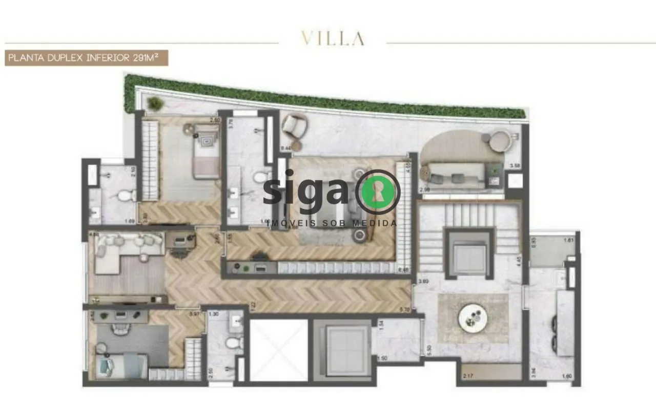 Imagem Cobertura Duplex para venda em Moema 03 suítes, São Paulo - SP