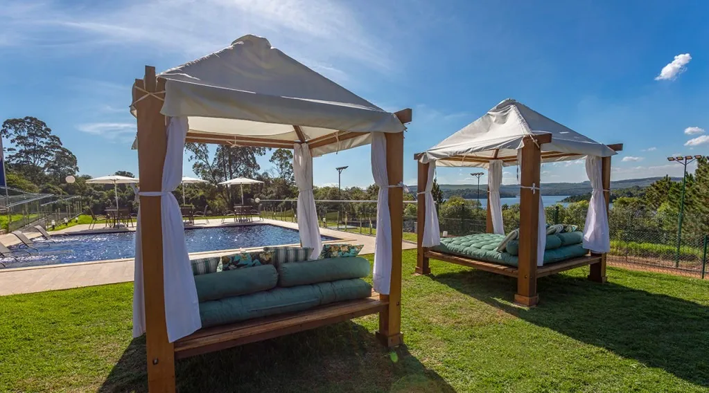 Imagem Terreno com projeto Arquitetonico com 1059 m² e Vista 360º no Ponto Mais Alto do Condomínio Le Portier Nautic Residence - Represa Itupararanga