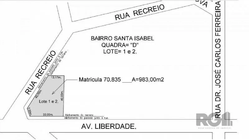 Imagem Terreno em Santa Isabel