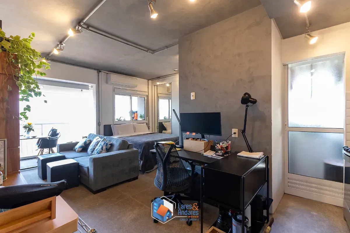 Foto do imóvel Apartamento para venda em Brooklin com 1 quarto, sendo 1 suíte, 44m² em Rua Soberana