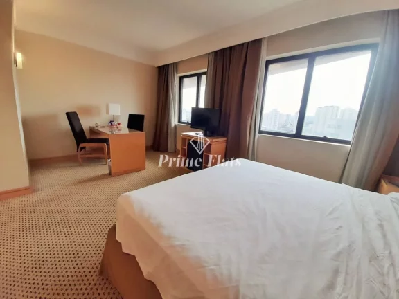Imagem Flat disponível para locação no Slaviero Guarulhos, com 28m², 1 dormitório e 1 vaga