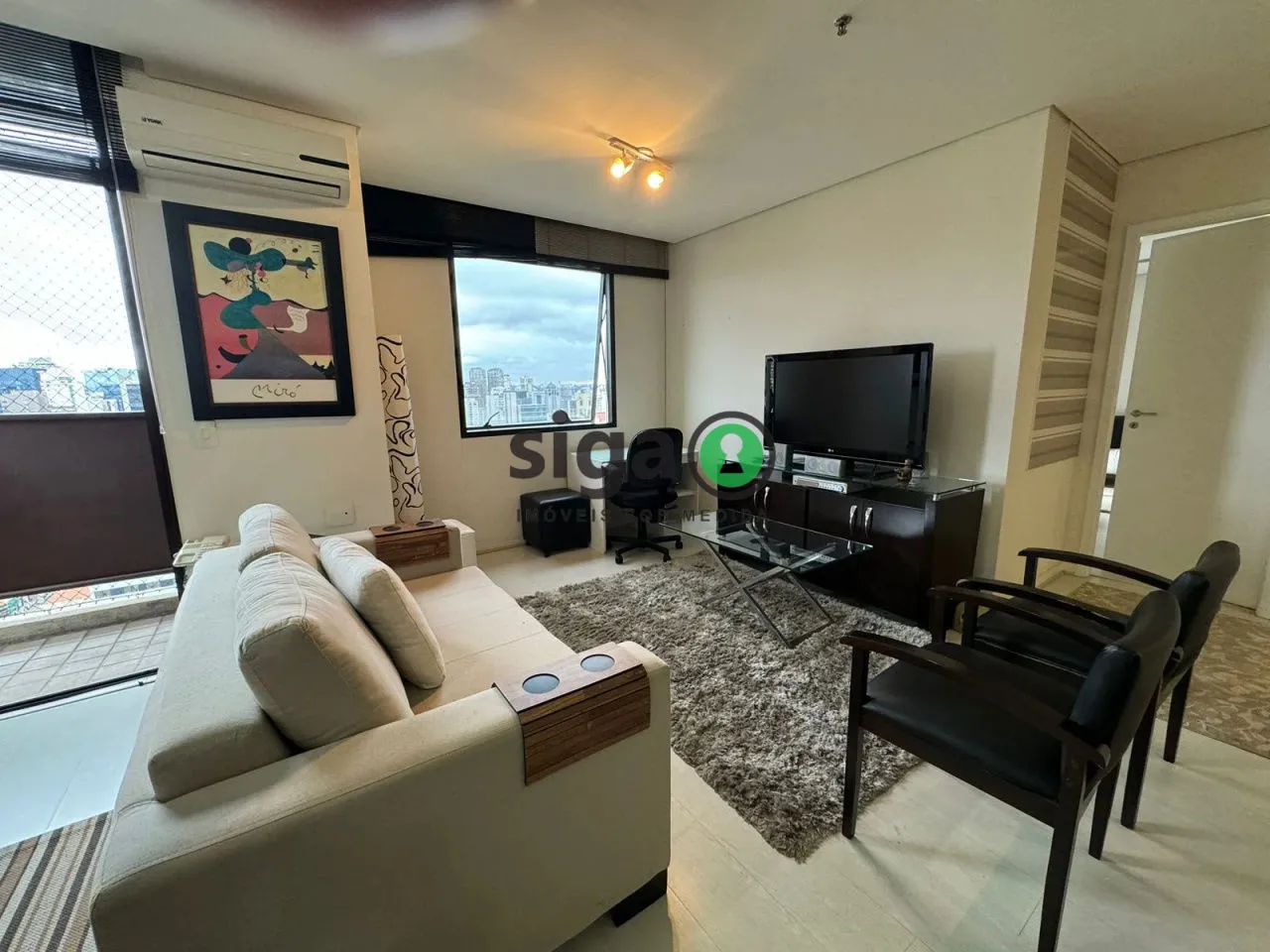 Imagem Apartamento para alugar no Itaim Bibi 74 m² com 1 dormitório 2 vagas
