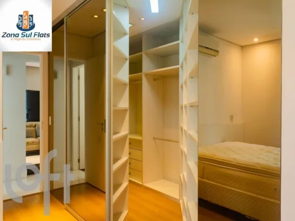 Imagem Apartamento à Venda No Brooklin Com 2 Dormitórios e 2 Vagas - Mobiliado