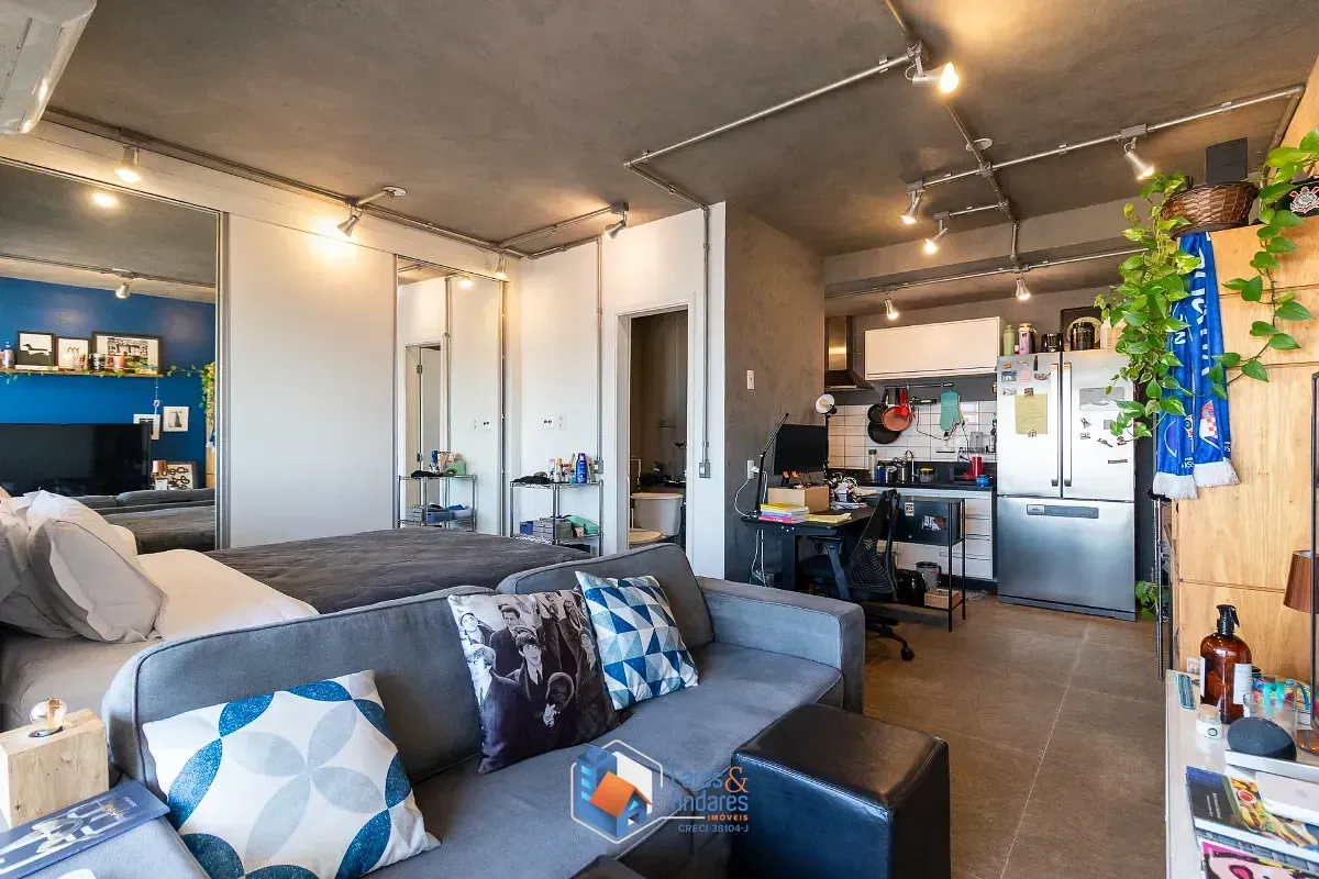 Imagem Apartamento para venda em Brooklin com 1 quarto, sendo 1 suíte, 44m²
