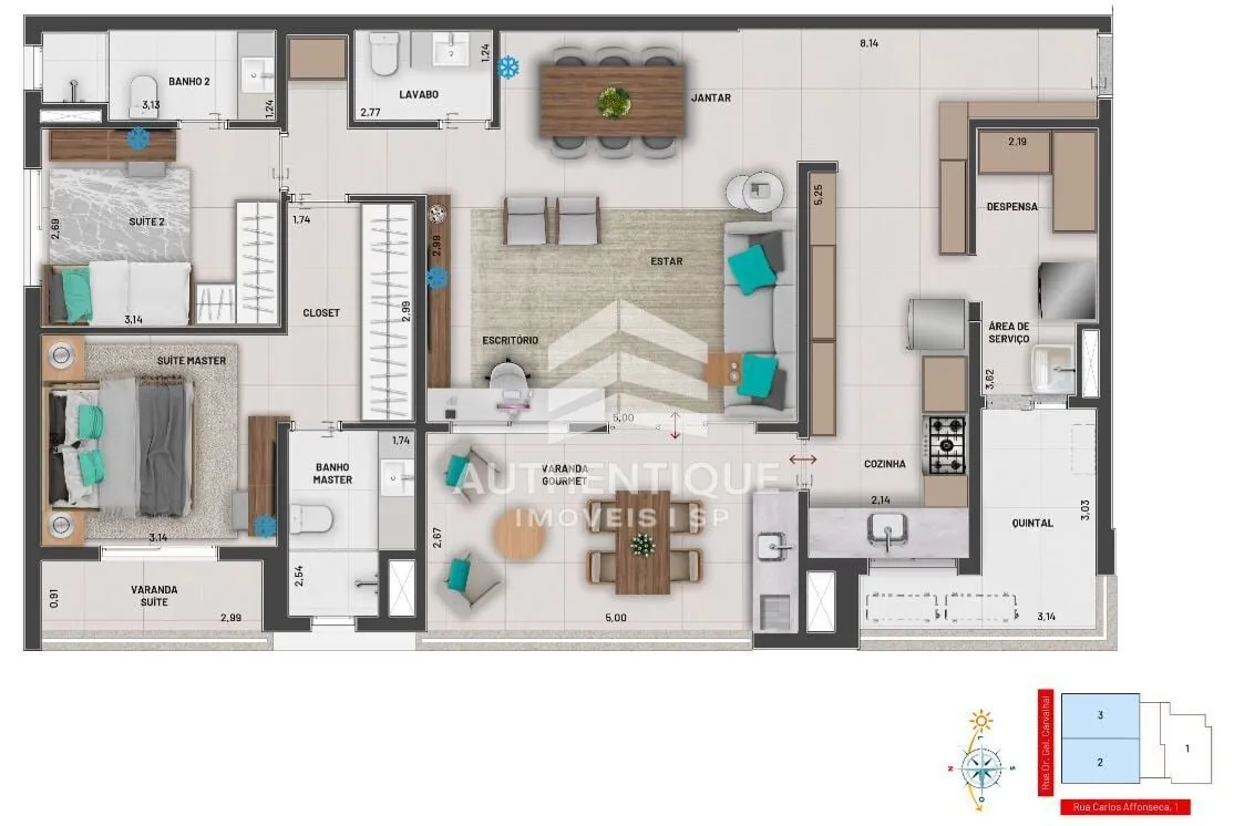 Imagem VITRA GONZAGA SANTOS - Apartamento à venda no bairro Gonzaga - Santos/SP