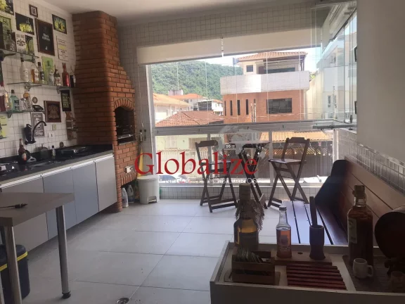 Imagem Casa com 3 dormitórios, área de lazer, churrasqueira no Marapé em Santos