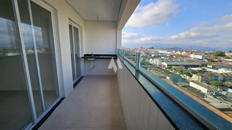Apartamento com 1 dormitório, NOVO, em condomínio com lazer, em Santos.
