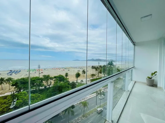 Imagem Belíssimo apartamento todo reformado FRENTE MAR-PORTEIRA FECHADA!
