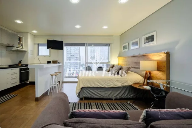Imagem Flat disponível para venda no Diseño Campo Belo, com 37m², 1 dormitório e 1 vaga de garagem