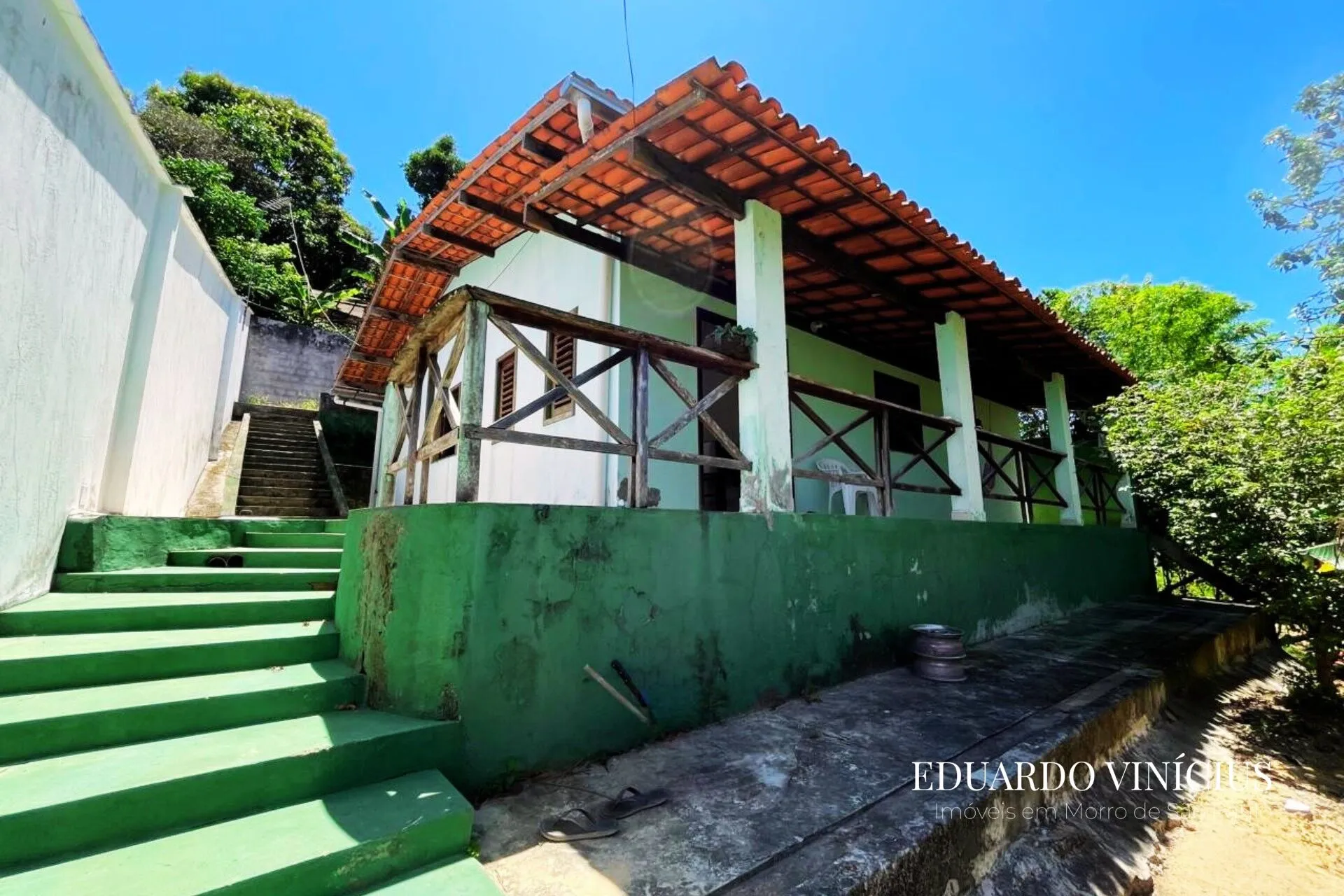 Foto do imóvel Jardim Botânico - Casa com 3 Dormitórios e Jardim Frutífero À Venda em Rua Caminho da Lagoa, 260 - Morro de São Paulo, Cairu - BA